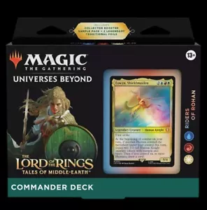 Magic Commander Deck "Riders of Rohan" Lord of the Rings Universe Beyond English - Foto 1 di 1