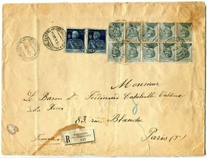Michetti Cent. 30 with sharp decal used for mail - Picture 1 of 1