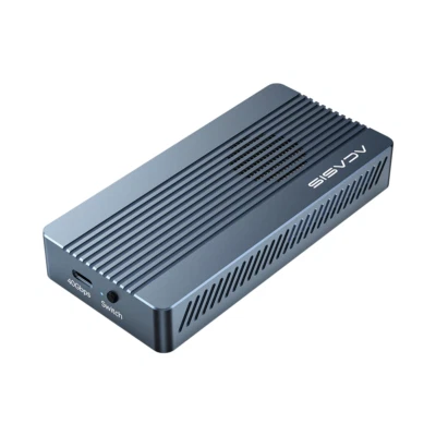 ACASIS 40Gbps M.2 NVME SSD Gehäuse für Thunderbolt 3/4 USB-C integrierter Lüfter - Bild 1 von 4