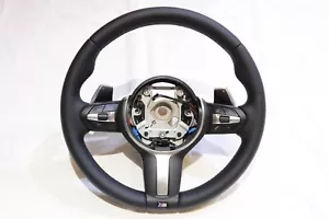 Leather Sport Steering Wheel M Power fits BMW F30 F20 F21 F22 F23 F31 F32 F33 X - Bild 1 von 16