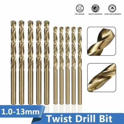 HSS Gold Cobalt Jobber Drill Bit - For Drilling Stainless Steel & Hard Steels - Image 1 of 4