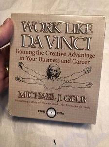 Work Like Da Vinci Michael J. Gelb New Sealed 5 CD SET Gaining the Creative - Imagen 1 de 2