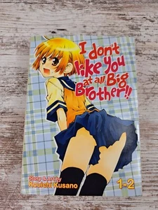 I Don’t Like You At All Big Brother English Manga Vol 1-2 Novel Book Anime - Picture 1 of 3