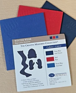 CREATIVE MEMORIES - Winter Wear Paper Die Cut Shapes - Open pack & NLA! - Picture 1 of 1