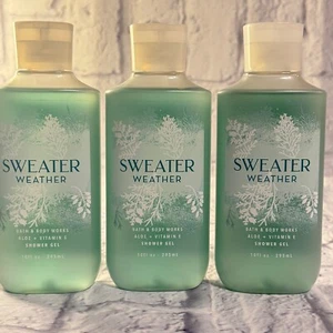 Gel de ducha lavado corporal 3 Bath & Body Works SUÉTER WEATHER ALOE 10 OZ - Imagen 1 de 4