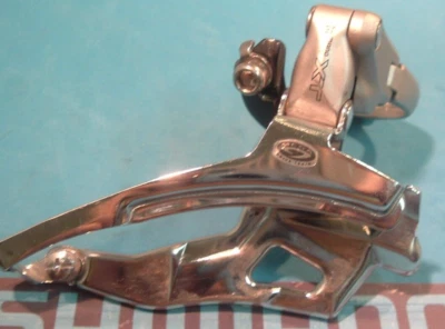 Shimano Deore XT M751 31.8MM MTB Front Derailleur-NEW/NOS-TP/BS-3x8/9-Spd-NM - Image 1 of 4