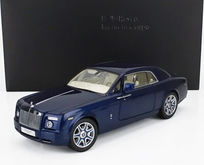 Kyosho 1/18 Rolls Royce Phantom Coupe 2 porte 2008 Blue Met 08862BLM - Immagine 1 di 4