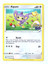 Aipom 056/078 (NM, Pokemon Card, Pokemon Go, 2022, Colorless, Common)