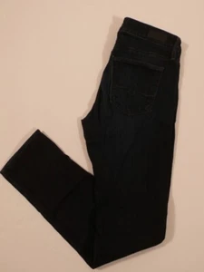 Jean ADRIANO GOLDSCHMIED AG lavado oscuro rascacielos ""The Farrah Skinny"" talla 27R - Imagen 1 de 6