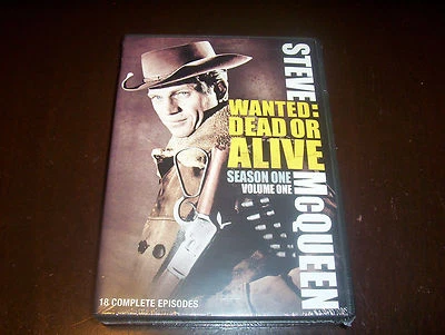 WANTED DEAD OR ALIVE Steve McQueen Classic TV Series Season One V. 1 DVD Set NEW - Image 1 of 2