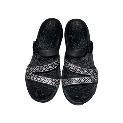 Skechers Women's Foamies Arch Fit Ascend Showstopper Rhinestone Sandals  Sz 8 - Image 1 of 4