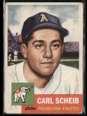 1953 Topps #57 Carl Scheib - Image 1 of 2