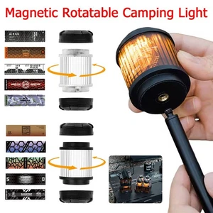 Luz magnética para camping pesca al aire libre senderismo lámpara linterna rotación punta de dedo - Imagen 1 de 19
