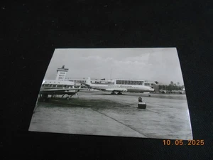 Flughafen Frankfurt ca. 1960 Gebäude Flugzeug Aerolina Argentinas - Picture 1 of 2