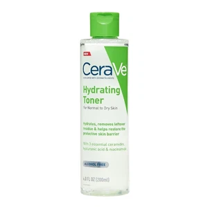 CeraVe Hydrating Toner for Face Non-Alcoholic with Hyaluronic Acid, 200 ml - Picture 1 of 9