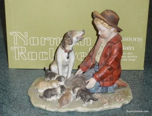 Gorham Norman Rockwell "Pride of Parenthood" Figurine With Box - CHRISTMAS GIFT! - Picture 1 of 9