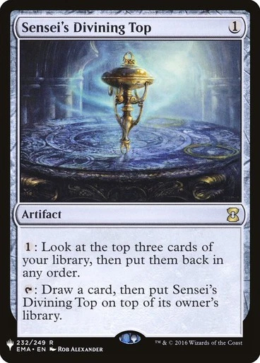 * SENSEI'S DIVINING TOP * ETERNAL MASTERS * THE LIST * NM * MTG * - Image 1 of 1