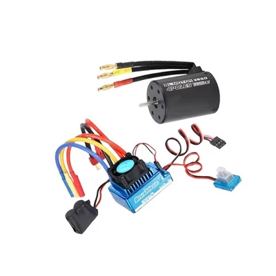 3650 3900KV Brushless Motor +120A ESC Combo Set for 1/10 1/8 RC Car AccessorieeE - Image 1 of 4