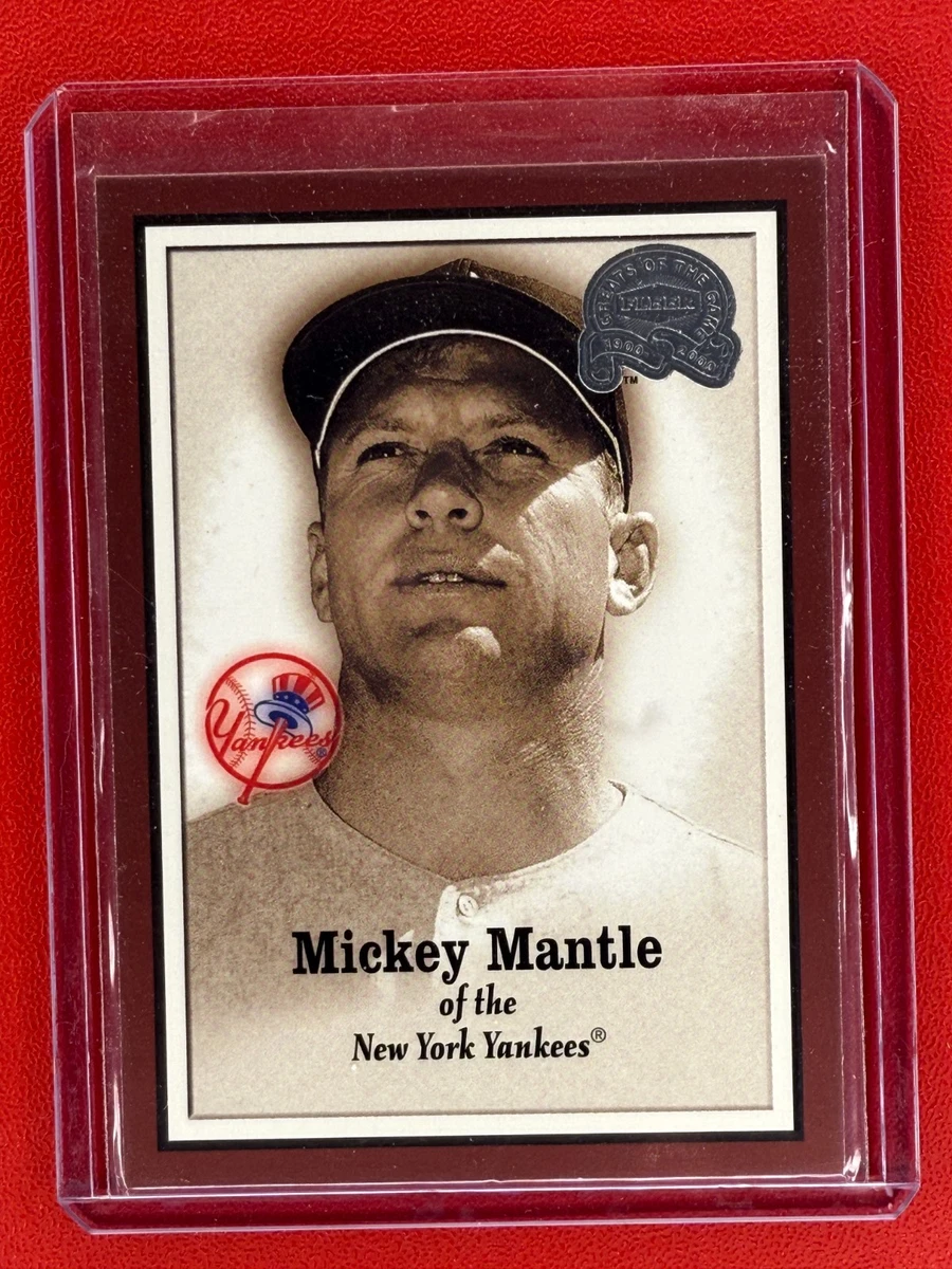 スポーツ選手 2000 FLEER Feel The Game Mickey Mantle 2000 Fleer Greats of the Game - Mickey Mantle #1 for sale | eBay
