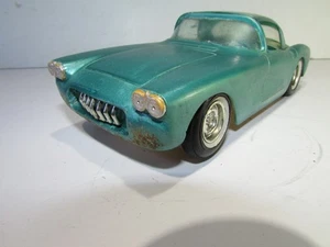 AMT 1/25 VINTAGE BUILT 1958 CHEVY CORVETTE SCREW BOTTOM CUSTOM - Picture 1 of 5