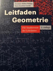 Müller-Philipp - Leitfaden Geometrie - Für Studierende der Lehrämter - Bild 1 von 4