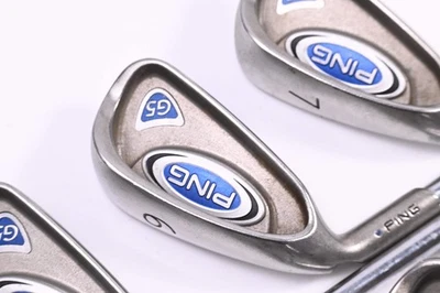 Left Hand Ping G Series Irons / 5-PW / Blue Dot / Regular Flex Ping AWT Shafts - Image 1 of 4