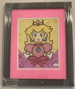 SAMANTHA KELLY signed Autogramm MARIO PRINCESS PEACH 8x10 Foto gerahmt JSA - Bild 1 von 6