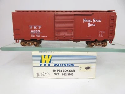 Walthers 932-3703 HO Scale 40' PS1 Box Car NKP Nickel Plate Road #6255 Kadees - Image 1 of 4