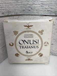 Draco Ideas - Onus Traianus 12 Coasters Posacasos Exclusive New - Picture 1 of 3