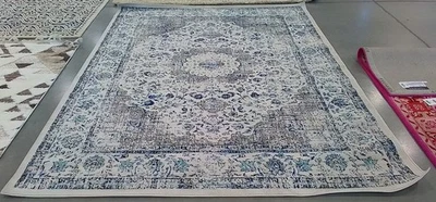 Tapete de manchas traseiras marfim/cinza 8'-0" x 10'-0", preço reduzido 1172789054 EVK220D-8 - Imagem 1 de 4