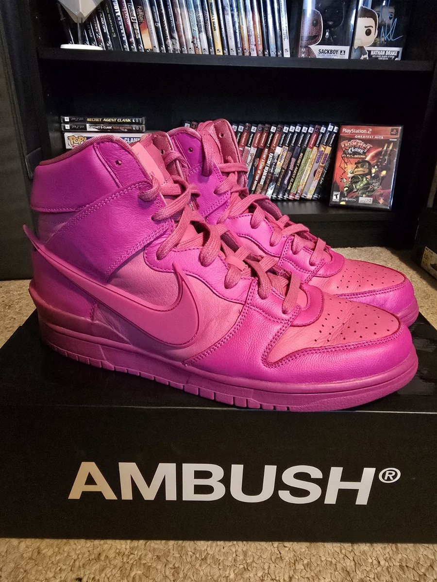 Nike AMBUSH x Dunk 'Cosmic Fuchsia' High Pink for Sale Nike AMBUSH x Dunk 'Cosmic Fuchsia' High Pink for Sale