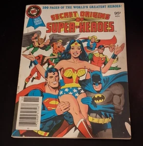 Fall 1979 DC Comics Blue Ribbon Digest Vol. 3 #19 Secret Origins of Super-Heroes - Picture 1 of 2