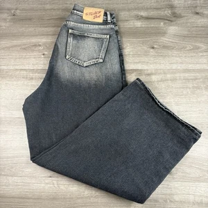 Pantalones de mezclilla W.W.G Silver Jam para hombre talla 25" cintura 27" entrepierna holgados pierna ancha japoneses - Imagen 1 de 21