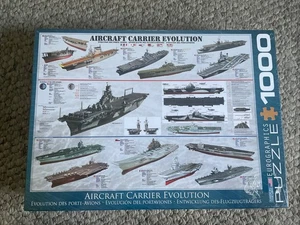 Aircraft Carrier Evolution 1000 Piece Jigsaw Puzzle Eurographics New - Picture 1 of 2
