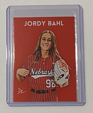 Jordy Bahl Limited Edition Artist Signed Nebraska Cornhuskers Rookie Card 1/10