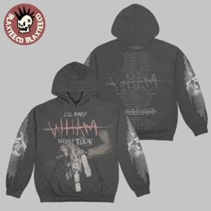 Lil Baby WHAM World Tour 2025 Merch Chains Hoodie - Picture 1 of 3