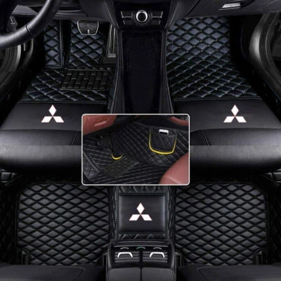 For Mitsubishi Car Floor Mats All Models Custom RHD Auto Carpet Liner Waterproof - Image 1 of 4