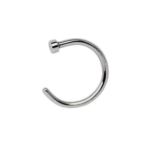 Piercing Cerchio In Acciaio Chirurgico - Per Naso, Orecchio, Daith, Trago, 16G/18G, Argento O Oro - Foto 4