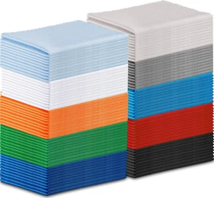 100 Pieces Microfiber Cleaning Cloths 7 X 6 Inch Screen Microfiber Optical Clean - Picture 1 of 12