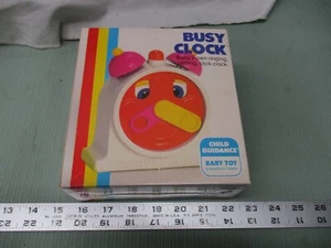 Child Guidance Busy Clock with Box baby toy ringing rattling click sounds Box - Picture 1 of 4