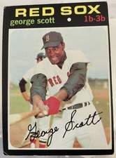 1971 Topps Baseball Card #9 George Scott Boston Red Sox