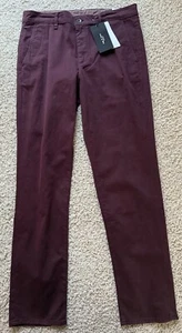 Men’s Rag And Bone Plum Colored Pants Size 33x32 NWT - Picture 1 of 4