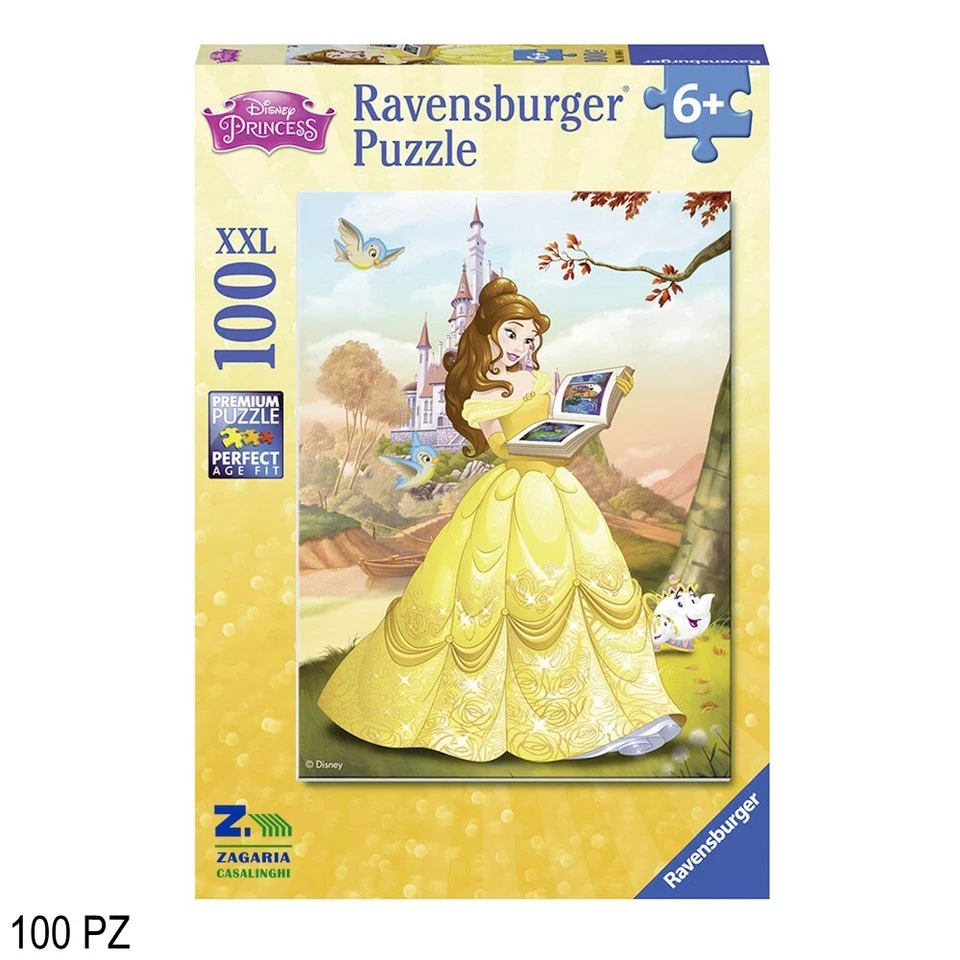 PUZZLE PRINCIPESSA DISNEY 100 PZ RAVENSBURGER PER BAMBINE +6 ANNI - Immagine 1 di 1