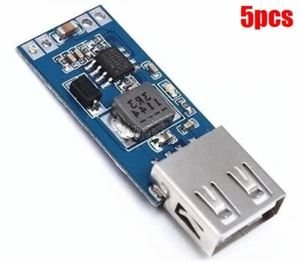 Módulo de alimentación reductor USB 5 piezas DC 9V/12V/24V a 5V 2A carga precisa del vehículo hf - Imagen 1 de 2