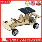 Wood Solar Car Model Kit Primary School Small Production Invention Assembly Toys