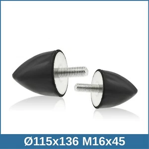 Typ PD Ø115x136 M16x45 NK 75° Shore Parabelpuffer - Picture 1 of 2