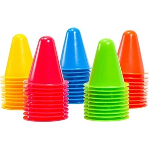 50Pcs Mini Cones for Traffic Cones Sports Cones Soccer Agility Footwork Training - Picture 1 of 7