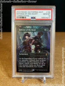 Magic the Gathering WOT - Defense of the Heart CONFETTI FOIL PSA 10 - Picture 1 of 2