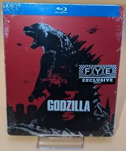 NEW Godzilla BluRay FYE Exclusive Limited Edition Steelbook 2014 (PLASTIC TEARS) - Picture 1 of 6