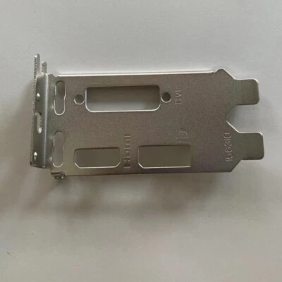 For MSI GTX1650 4G, GTX 1650 4GT LP OC Half I/O Shield Back Plate Blende Bracket - Image 1 of 2